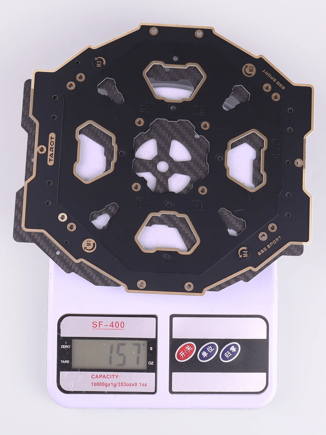 Tarot TL65S05 placa central/650 Sport especial Placa de cubierta superior e inferior para protección de plantas modelo de aviación de fibra de carbono