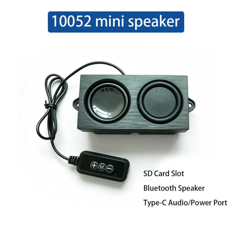 10052 mini speaker with Type C port for PC Full-Range Sound System with Built-in Subwoofer