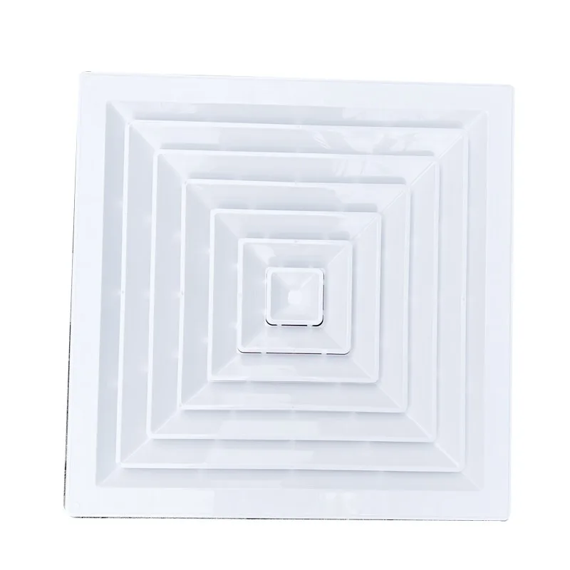 For Integrated Ceiling 60 * 60 Mineral Wool Board Special Trend Square Diffuser Four-sided Air Outlet Anti-condensation Exhaust