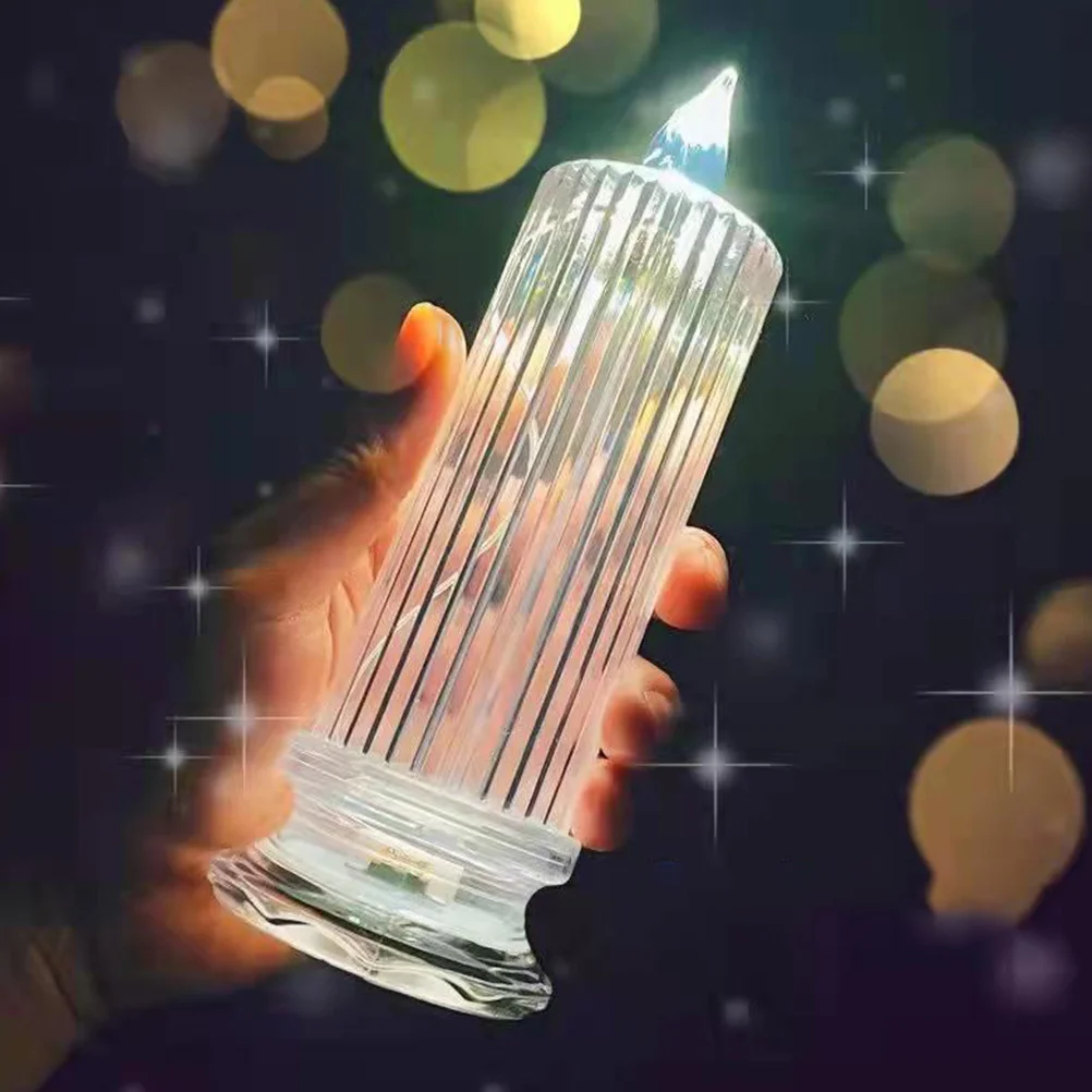 

2pcs Led Diamond Lights Electric Lamp For Home Decor Crystal Light Pattern Refracting Decoration Gift Idea