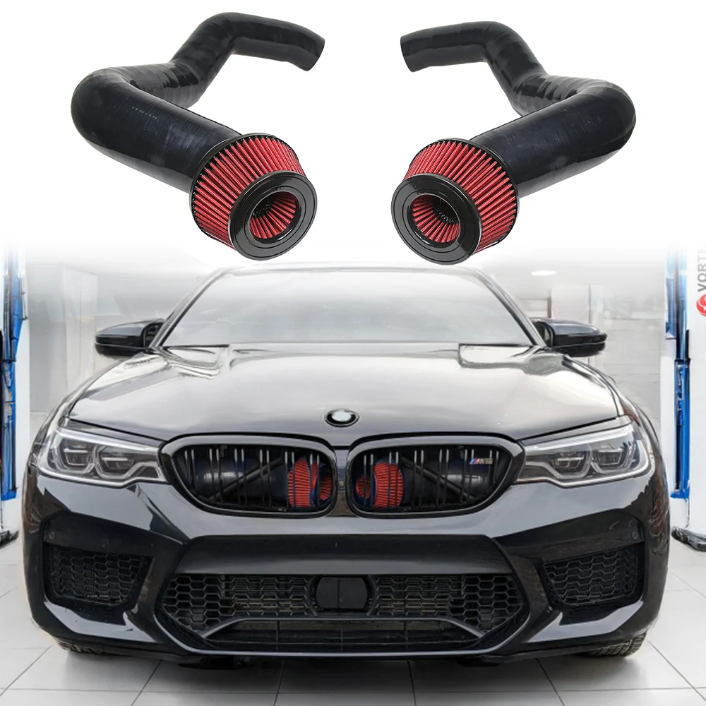 For   2018+ F90 G90 M5 2019+ F91 F92 F93 M8 2020+ G30 M550i S63 N63 V8 4.4TT Front Mount Air Intake Cold Air Intake System