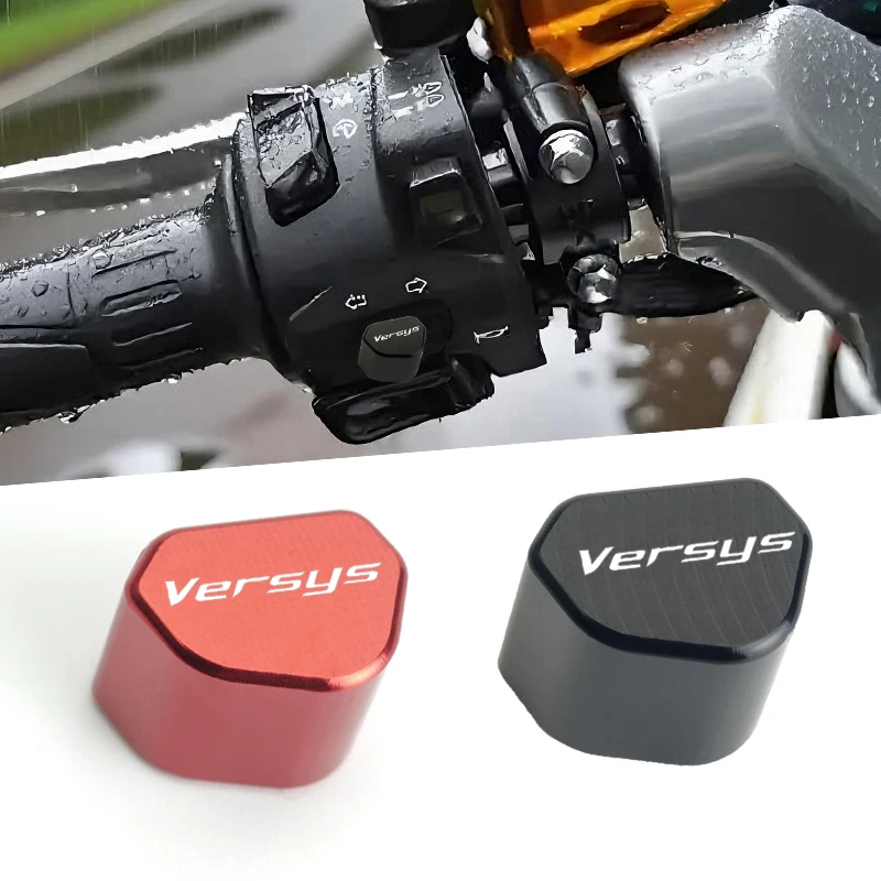 For Kawasaki Versys 300 650 1000 Versys650 Versys1000 2015-2025 CNC Aluminum Motorcycle Switch Button Turn Signal Switch Key Cap