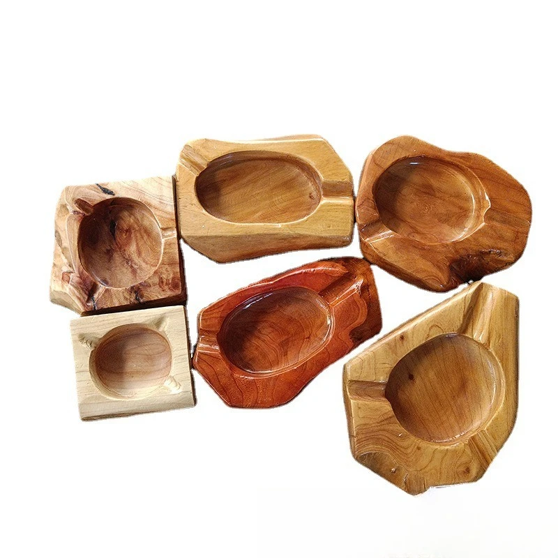 premium-root-wood-ashtray-uniquely-shaped-for-cigars-natural-home-office-statement