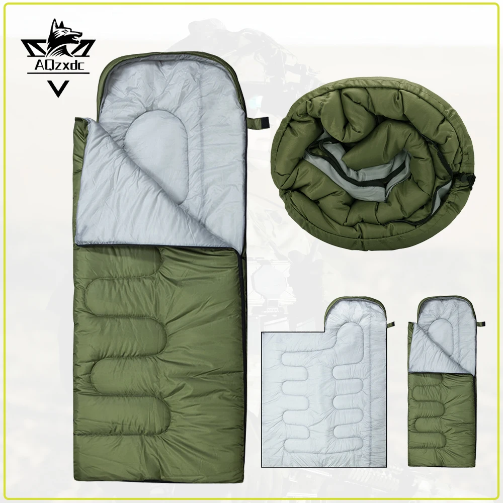 

Tactical Sleeping Bag Portable Constant Temperature Cold-Resistant Warm Ssleeping Bag for Aadults for Mountaineering Hhiking Cam