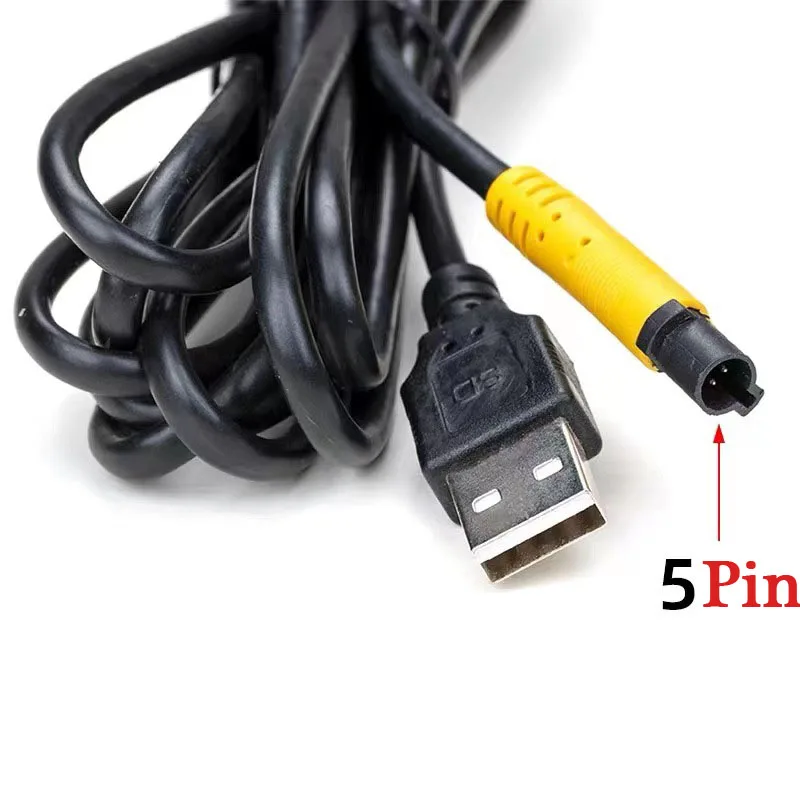 20 Cm/2.3 Meters Android Car Mounted Screen Navigation Usb Driving Recorder To 5-pin Usb For Recorder Cable