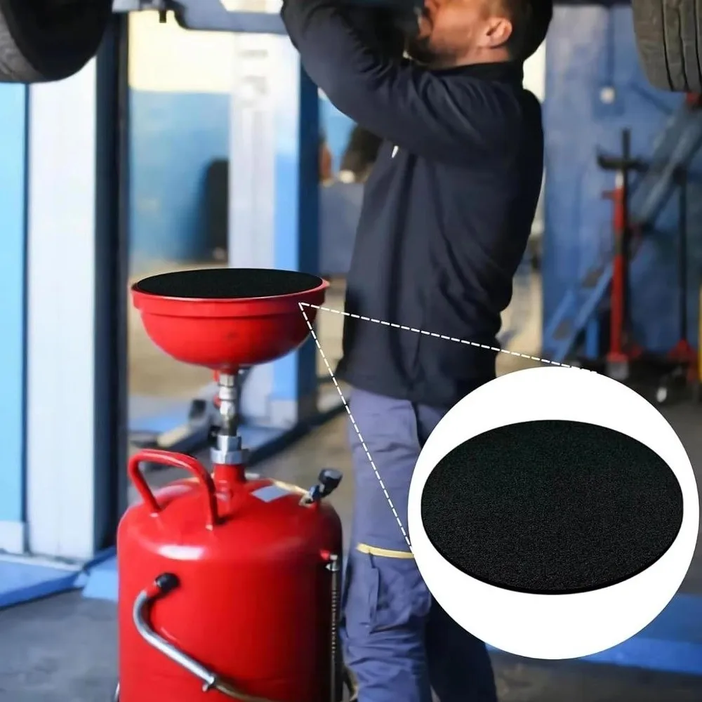 2pcs New Multiuse Oil Drain Splash Pad Lightweight Sponge Pad Transmission Drain Pan Drain Pan Mat Garage Automotive