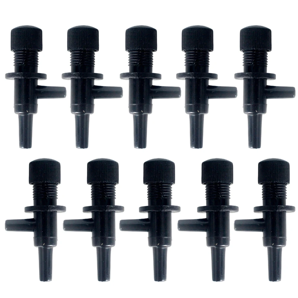

10pcs Aquarium Pump Fish Tank Air Volumn Regulator Practical Easy Install Plastic Accessories Fish Tank Oxygen Pipe Valve