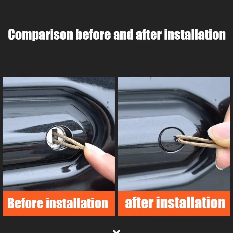 For Toyota RAV4 XA50 2021 2022 2023 2024 Door lock protection sticker for driver's keyhole to prevent blockage