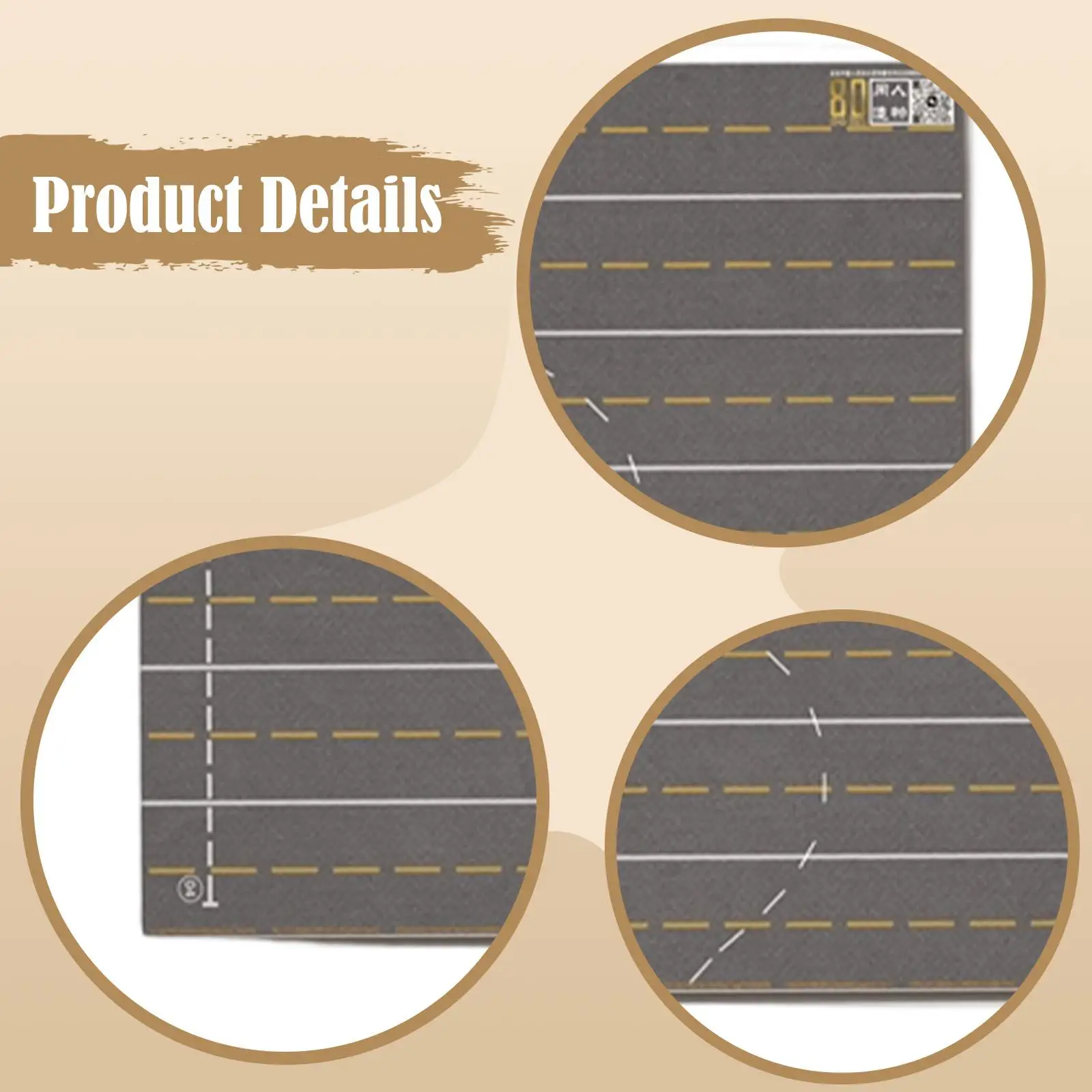

Коврик для парковки в масштабе 1/64, миниатюрный ландшафт городской улицы, коллекционный подарок, украшение, игрушки-модели транспортных средств, фон для фотосъемки