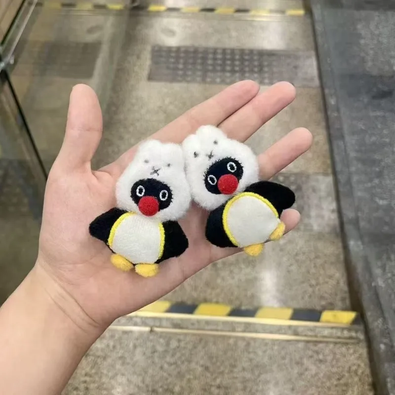 5 سنتيمتر/1.97in لطيف البطريق الصغير أفخم القطن اللعب الزخرفية دمية Kawaii اكسسوارات ظهره الكرتون تحصيل هدايا عيد الميلاد