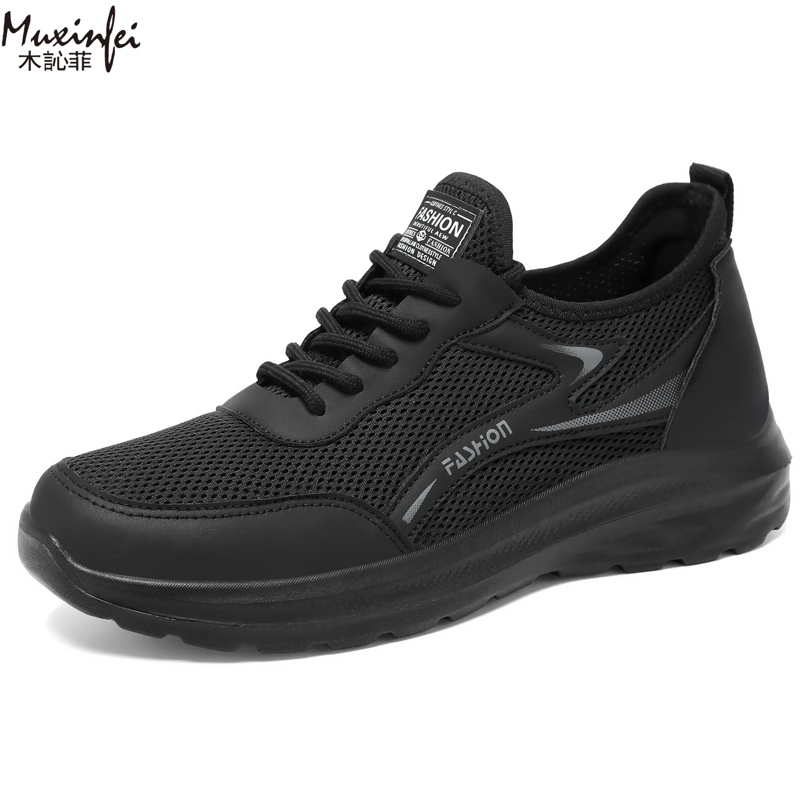 2026 New Men Casual Shoes Breathable Mesh Sneakers Lightweight Outdoor Sport Running Shoes Comfortable Walking Footwear view 6