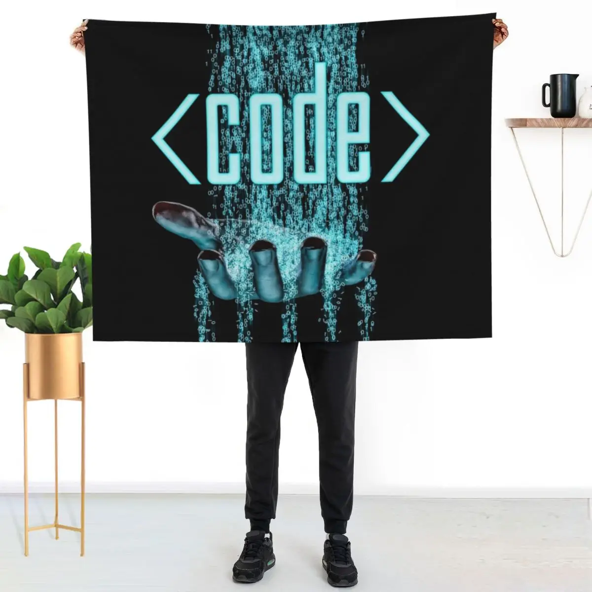 Code Throw Blanket Baby cosplay anime Bed covers Luxury Throw Flannels Thin Blankets