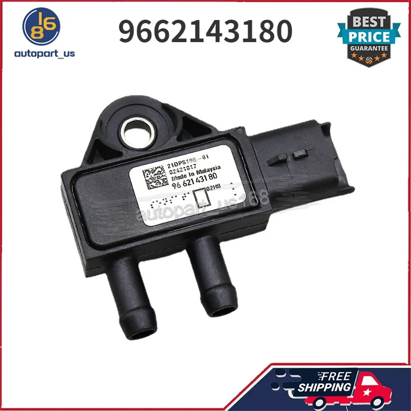 Sensor de presión diferencial de escape, 1 piezas, 9662143180, para CITROEN C2, C3, C4, SCUDO FIAT, LANCIA, PHEDRA, MINI, PEUGEOT 206, 207, 3008