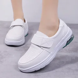 Comfortable Soft White Flat Shoes Air Casual Sneakers Shoes for Women Non-slip Breathable Women Loafers Zapatos Mujer