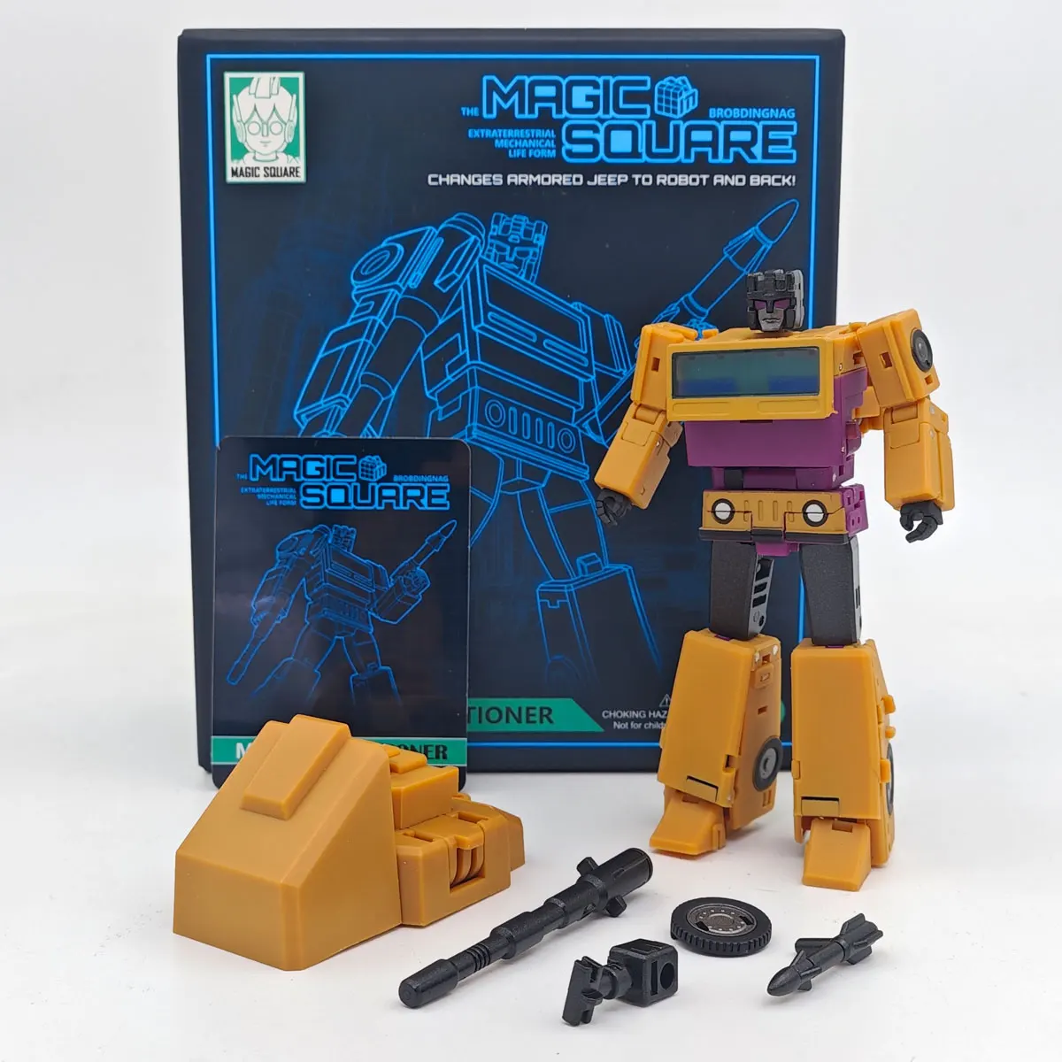 Giocattoli di trasformazione Giocattoli quadrati magici MS-B52R MS-B52C Munitioner Lord of War Swindle MS-TOYS Bruticus Action Figure in stock