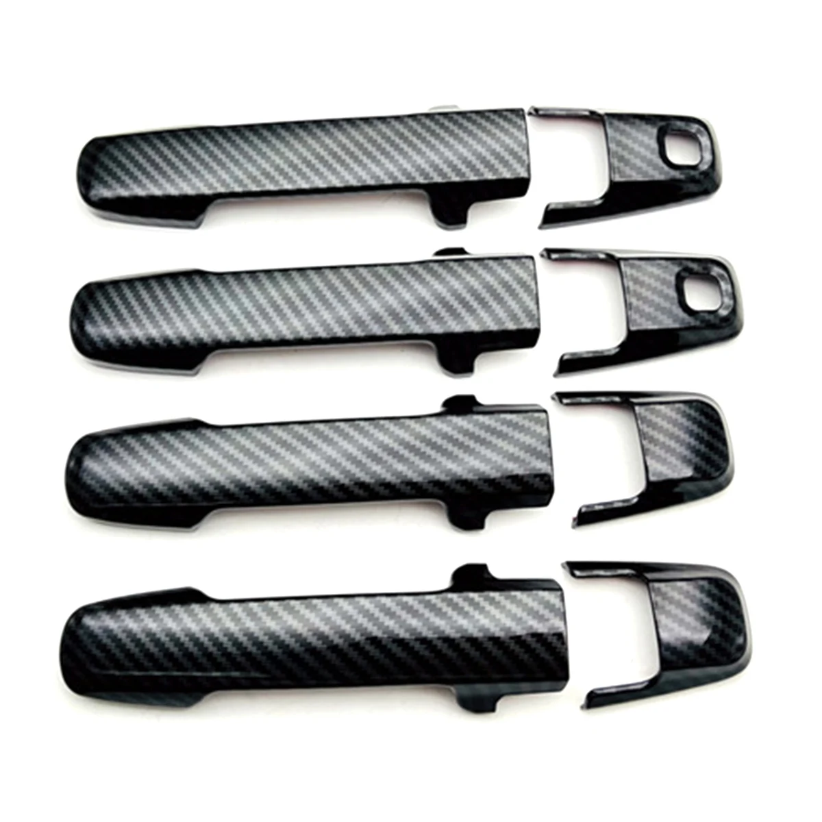 For Suzuki Hustler MR52S/MR92S 2020-2022 Car Carbon Fiber Door Handle Cover Trim Decorator Sticker Exterior