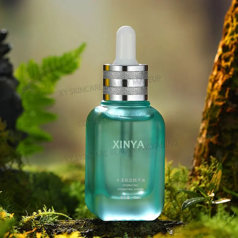 Hurtownia 10 szt. 30ml szklane butelki z zakraplaczem puste pojemniki na kosmetyki do pielęgnacji skóry, butelki do napełniania, opakowania