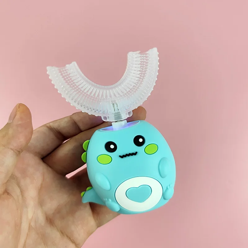 

Зубная щетка с беспроводной зарядкой, домашняя силиконовая электрическая зубная щетка двойного назначения для отбеливания зубов на 360 градусов, IPX7