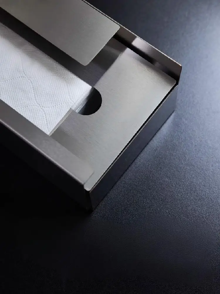 Stainless Steel Tissue Box Home Use 304 Food-grade Tissue Box Modern Style Moulding Unique Individuality Design Tissue Box