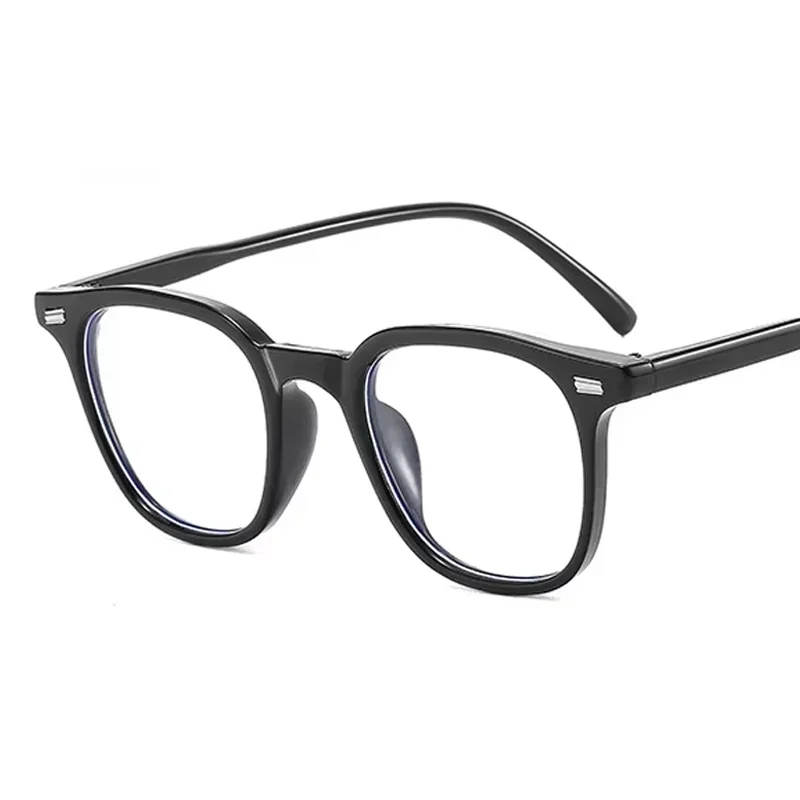 Fashion Vintage Square Clear Lens Classic Eyeglasses Frame Male Elegant Glasses Men Women Transparent Lens