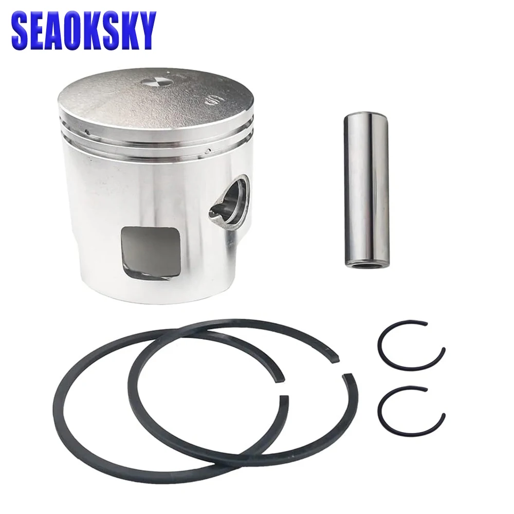 

346-00001-0 Piston set for Tohatsu Nissan Mercury 25HP 30HP 346-00001 Outer diameter：68MM 346-00001-1 346-00001 2 Stroke boat mo