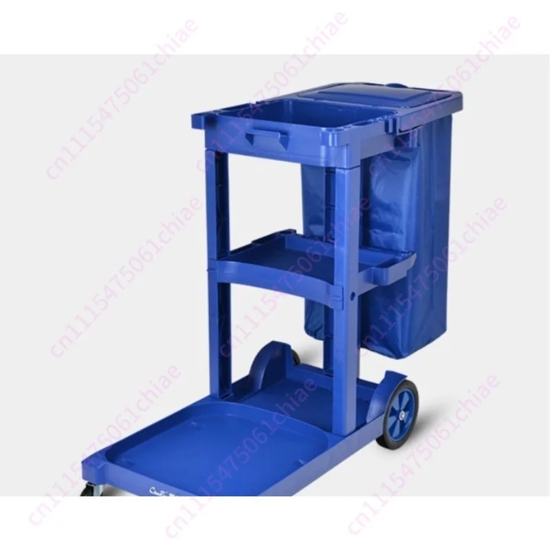 D-11-1 Multifunctional cleaning service truck, multi-purpose cleaning trolley, cleaning cart with cover