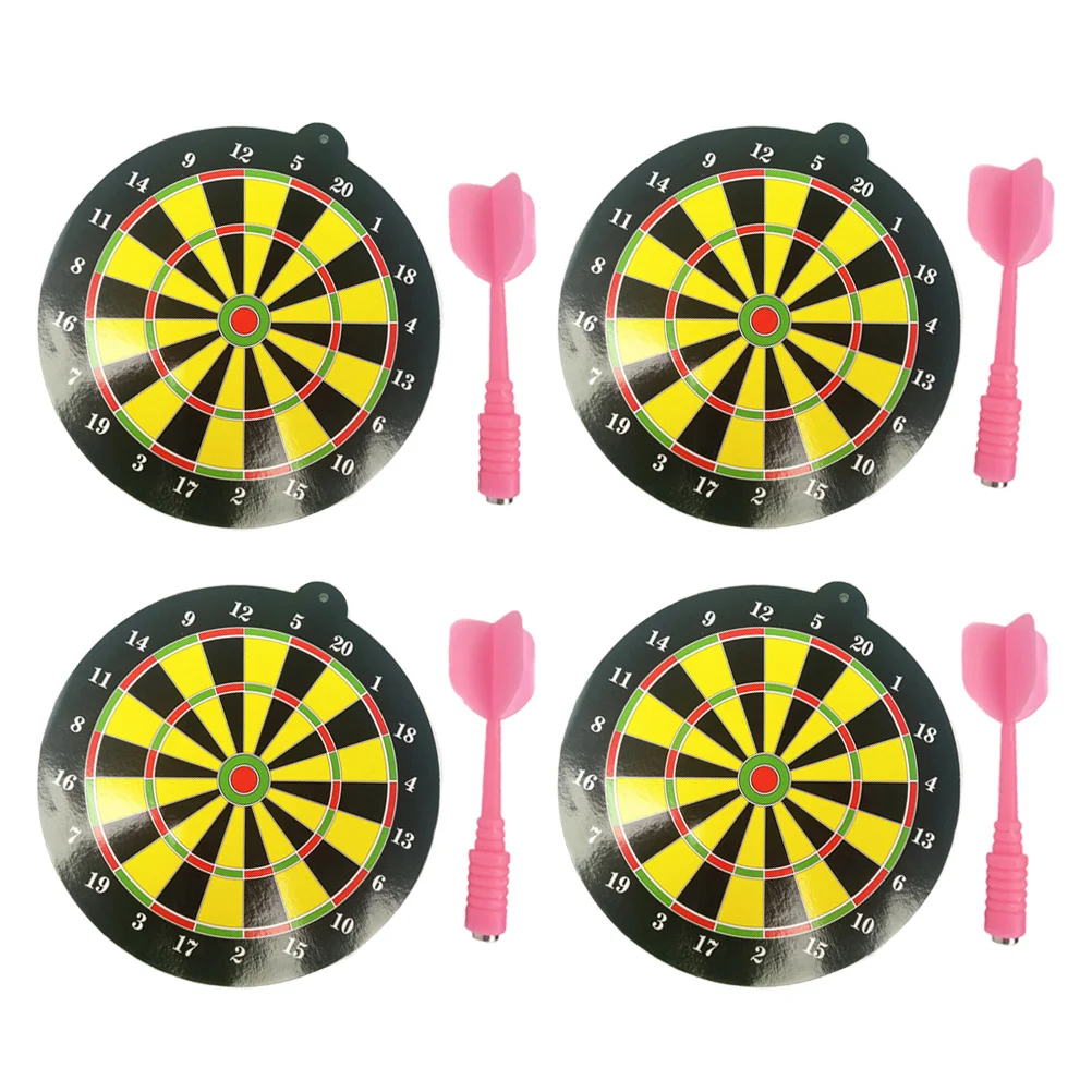 

4 комплекта магнитных наборов для настольных игр в дартс, безопасный, без заостренных концов, прочный для домашнего офиса, доска для взрослых