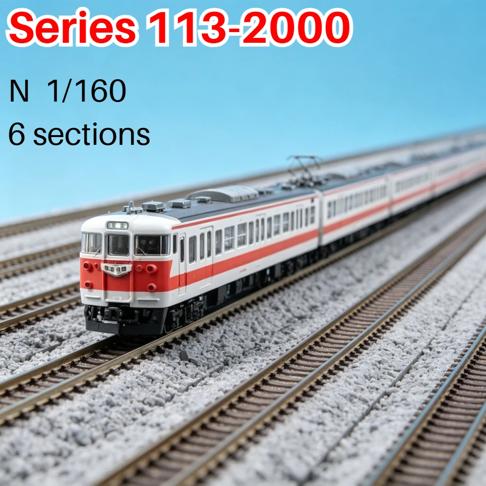 TOMIX N Scale 1/160 Model Train 113-2000 Series EMU Kansai Line Rapid Service Livery 98954 6 Car Set Adult Collectible Gift