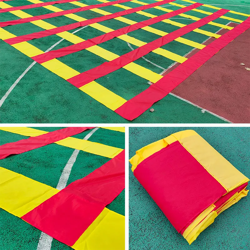 Kindergarten Kinder Kind Outdoor Spiele Matte Pad Sensorische Spielzeug Sicherheit Crossing Running Training Relais Rennen Team Spaß Sport