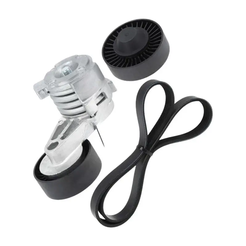 Leading-Tensioner Kit For BMW N52 Engine Car Drive Belt Pulley- E81 E82 E87 E88 E90 E91 E92 E93 X1 X3 X5 11287535860 11287628650