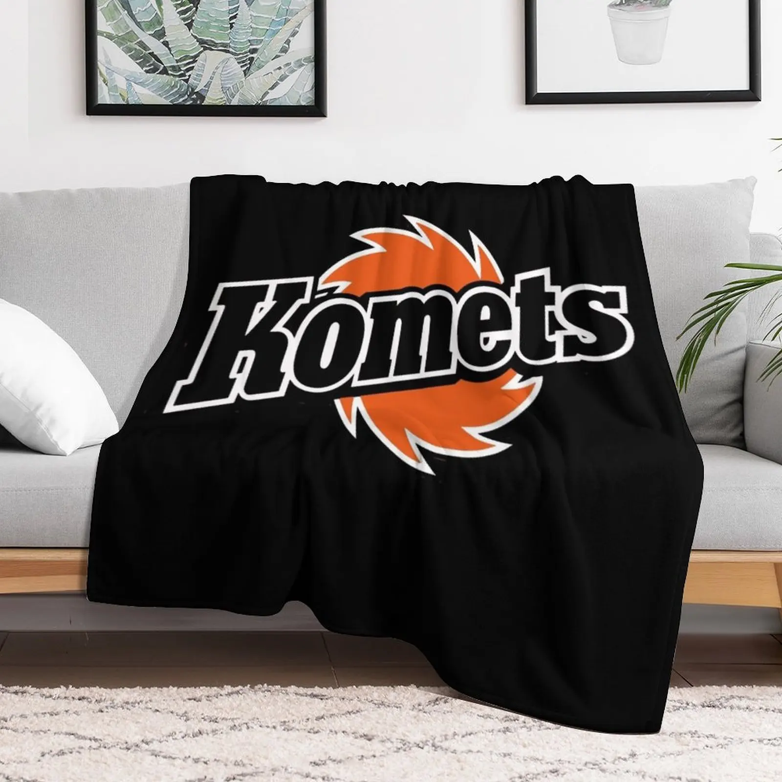 Fort Wayne Komets Throw Blanket Kid'S Decorative Sofa Softest For Baby Blankets