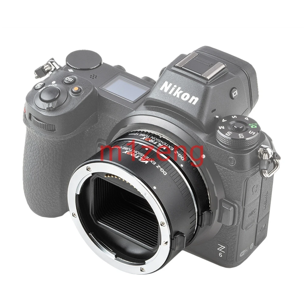 Tubo de extensión macro de enfoque automático de Metal, ajuste de apertura para cámara Nikon z mount z5 z6 z7 Z8 z9 z30 z6ii z7ii z50 zfc, 12mm + 24mm
