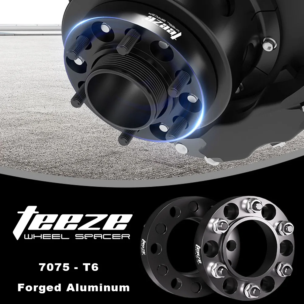 

2PCS 6X139.7 106.1 For Toyota Land Cruiser LC150 Flange Plate T6-7075 Wheel Spacers Aluminum Alloy Hub widened Adapter
