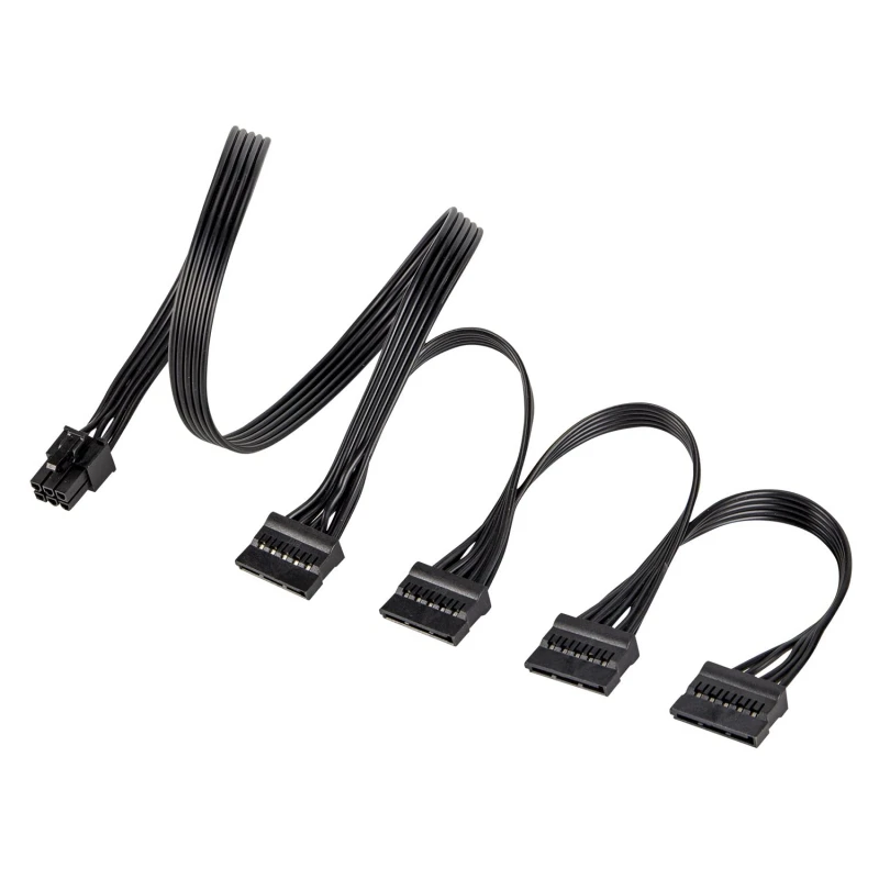 Cable Modular para Gigabyte P750GM, P850GM, P1000GM PSU Modular, GPU PCIe 8Pin 6+2Pin, CPU 4+4Pin, SATA Molex IDE 4Pin, ATX 24Pin