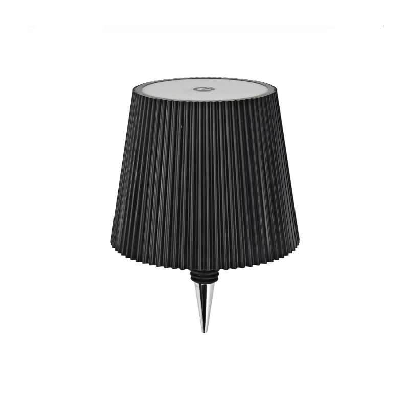 Lâmpada de mesa led bar café atmosfera luz noturna sem fio garrafa de vinho lâmpada tipo-c carregamento controle de toque garrafa de vinho luz escurecimento