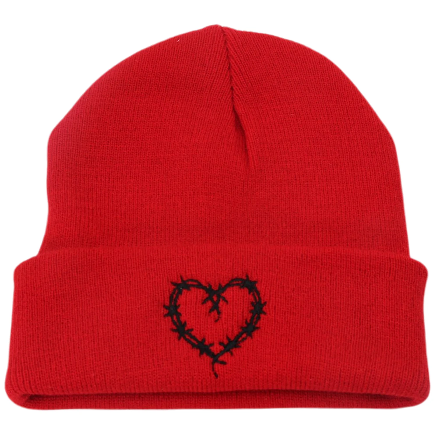 Bichota Beanie Hat KAROL G Heart Knitted hats Winter  Keep Warm Outdoor Ski Cap Unisex