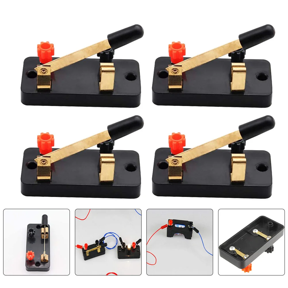 6 Pcs Single Throw Switch Physics Knives Pole SPST Special Experiment