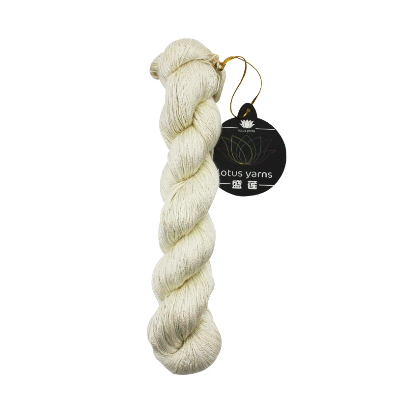 1kg Wholesale 100% Silk Yarn For Knitting Crochet Undyed Soft Natural White Summer Hat Sunscreen Knit Lace Silk 22
