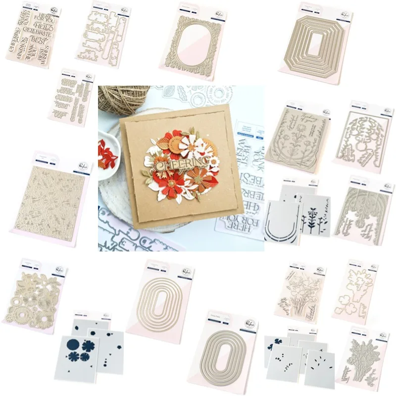 New Garden Art Deco Floral Arch Party Nested ElongateMetald Frame Crafts  Cutting Die Stamp Stencil Scrapbooking Make Photo DIY