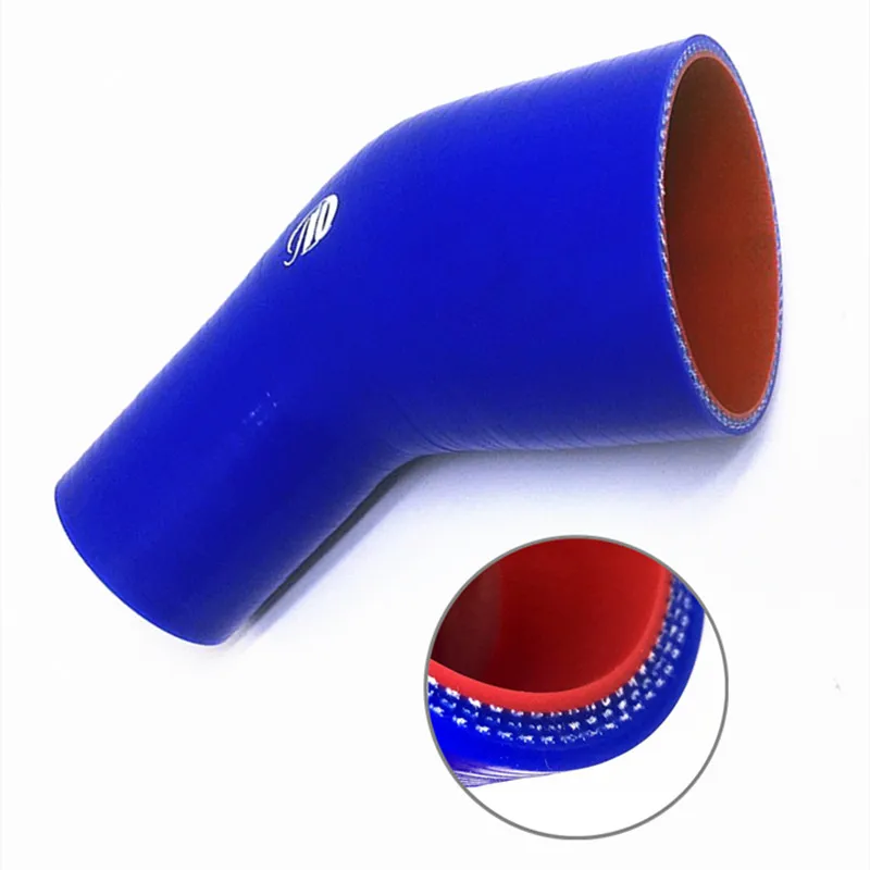 45 90 graus 5 polegadas 4 polegadas 127mm 102mm tubo de silicone mangueira redutor de cotovelo intercooler turbo redutor universal