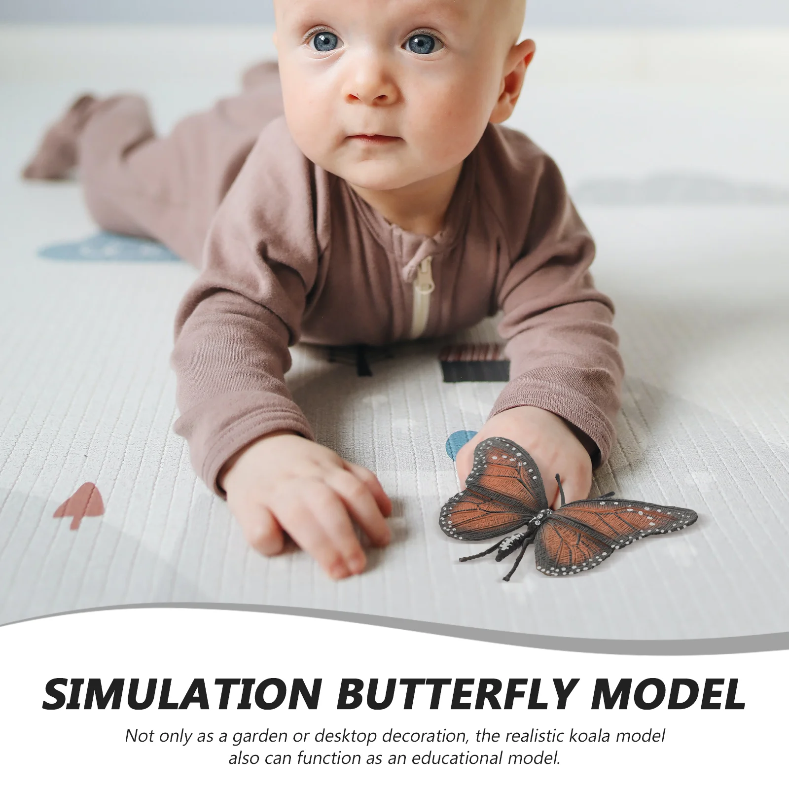 Butterfly Model Toy Simulation Halloween Prank Figurines Plastic Fake Models Simulated Child