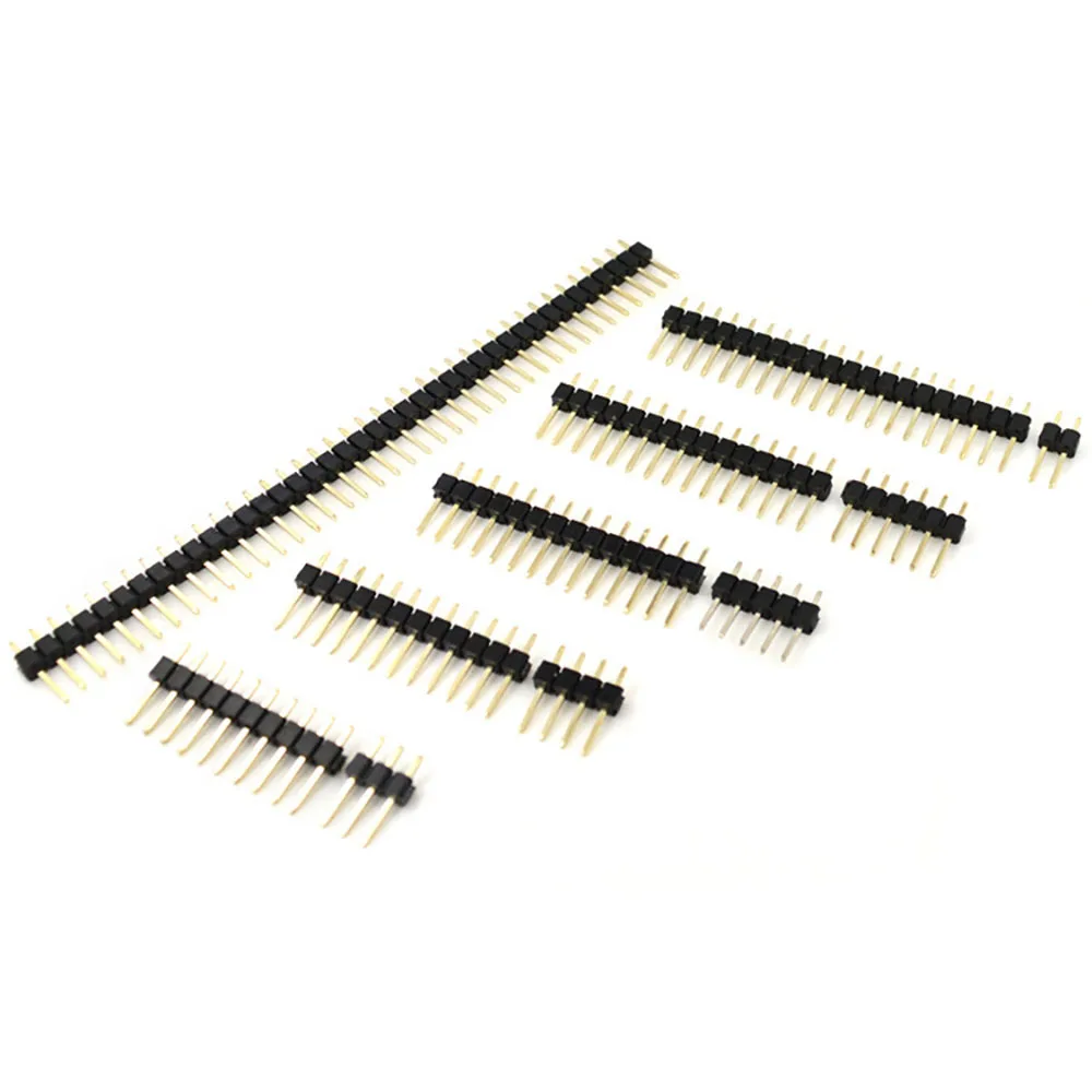 1x40Pin Single Row Male  2.54/2.0 Breakable Pin Header PCB JST Connector Strip For Arduino DIY Kit