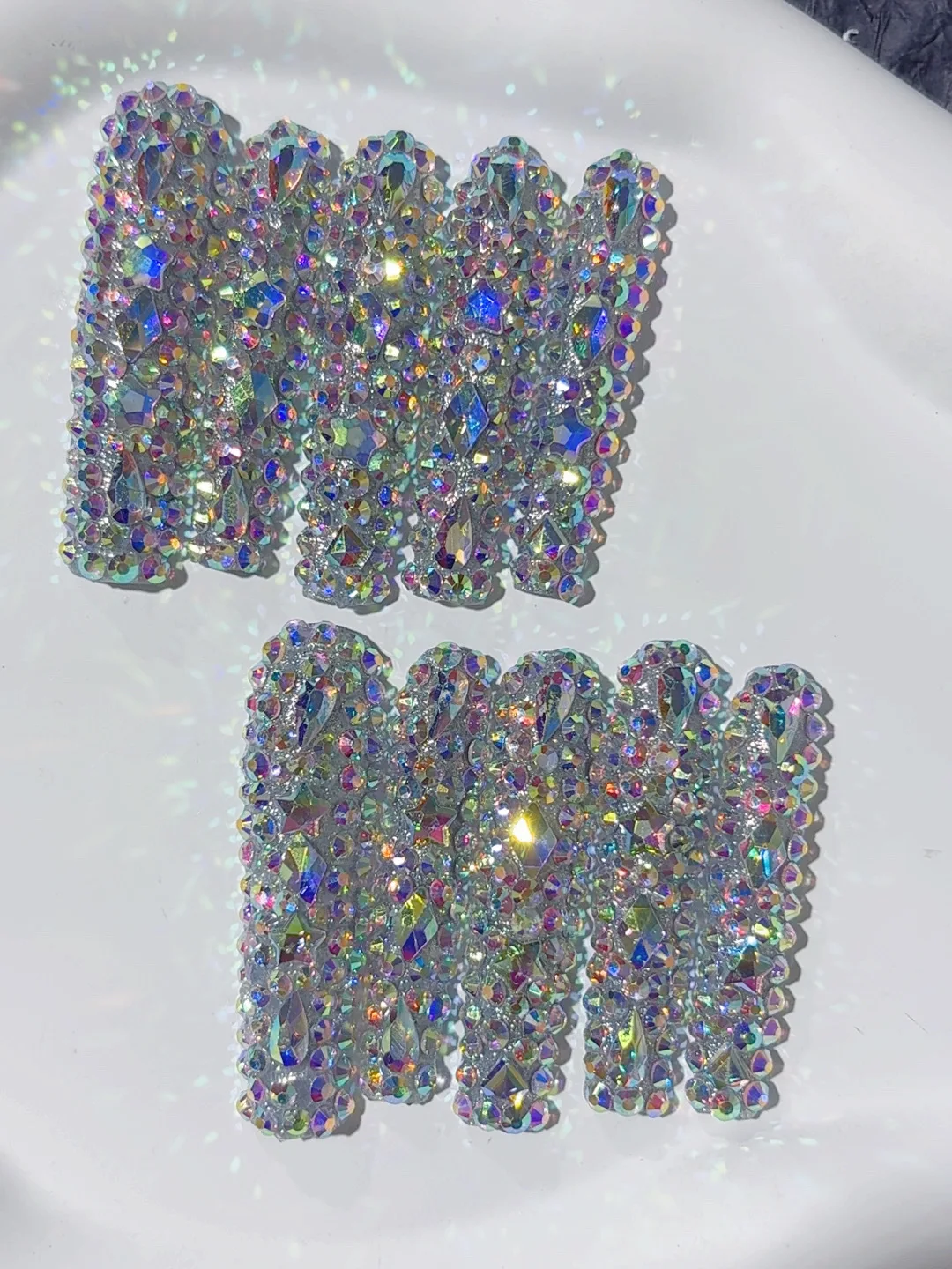 Nail art super long 5.0 industrie lourde tuyau de forage complet clou style européen et américain pur clou porté à la main