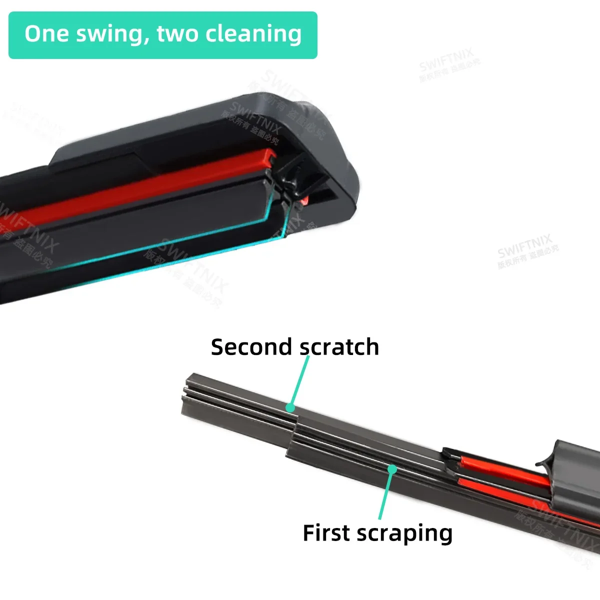 Double Rubber Car Wiper Blades for VW Golf 7 MK7 2012-2018 Windshield Wipers Rubber Car Accessories 2014 2015 2016 2017 2018