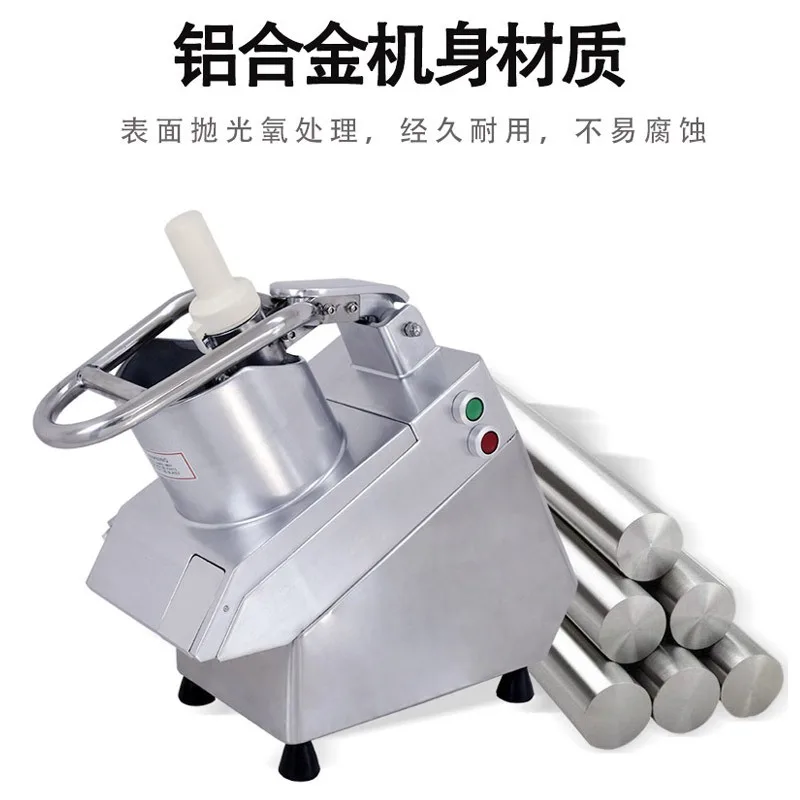 Commercial Stainless Steel Multifunctional Vegetable Cutter Potato Slicer Shredder For Hotel Canteen Kitchen Equipment