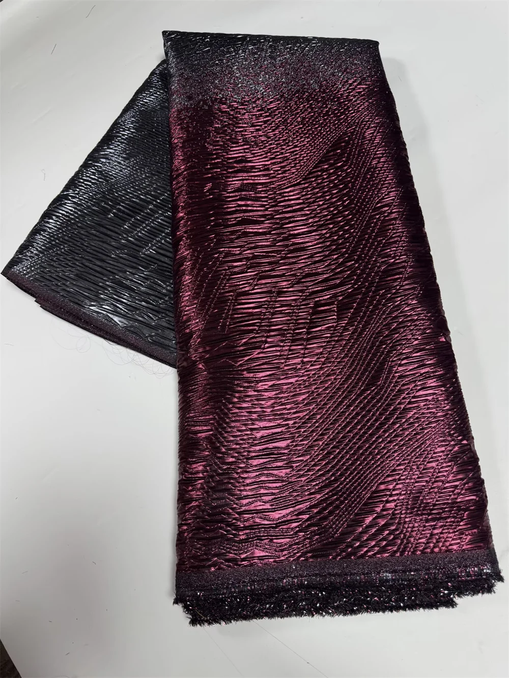 

French Lace High Quality Organza Lace Embroidery Brode Jacquard Material For Women Dress 5 Yards