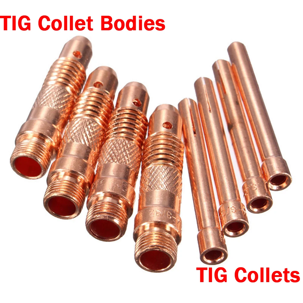 WP17 WP18 WP26 Argon-Schweißbrenner, Verbrauchsmaterial, Spannzangenkörper, 1,0 mm, 1,6 mm, 2,0 mm, 2,4 mm, 3,2 mm, 4,0 mm WIG-Wolframelektroden, Spannzange – Detail 3