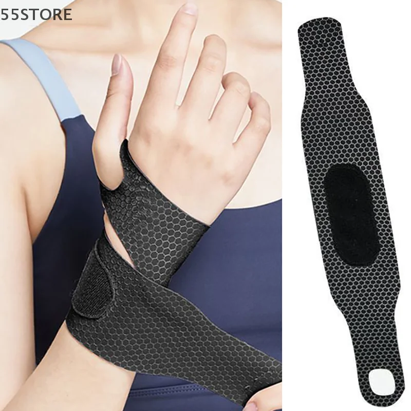 1Pc Adjustable Protector Injury Wrap Band Strap Safety Wristbands Wrist Support Bracer Gym Sports Wristband Carpal
