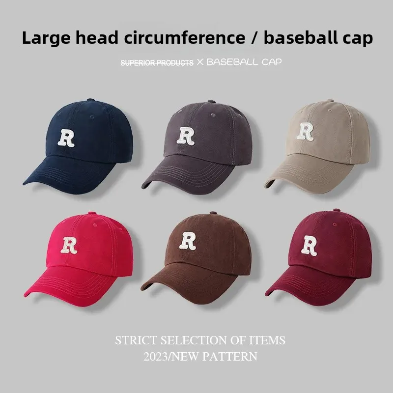 65 سنتيمتر محيط الرأس الكبير قبعة بيسبول للجنسين رياضي منقار البط قبعة عصرية قبعة الحماية من الشمس للرجال والنساء #3
