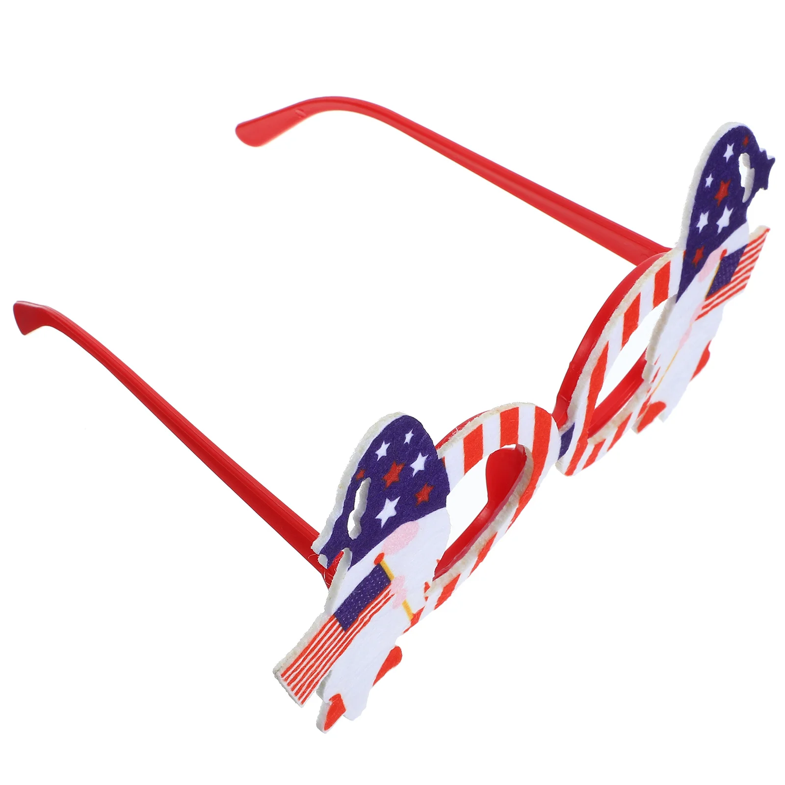 

Patriotic Party Glasses Plastic Non-Woven Fabric Sturdy Independence Day Photo Props Funny Eyewear Independence Day Glasses